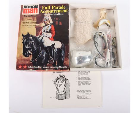 Full Parade Accoutrements Set for Action Man Horse by Palitoy, Original vintage 1970s,cat no. 34147, contents: dress harness,