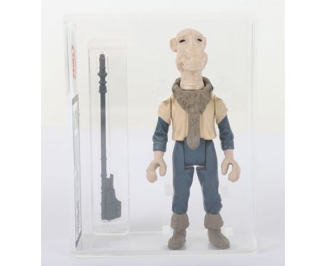 Vintage Star Wars UKG 85% Graded Yak Face loose Figure, Figure 90% Paint 85%  L.F.L.