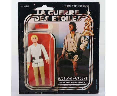 Vintage Star Wars Luc (Luke Skywalker farmboy)3 ¾ inches action figure,1978 sealed card with lifting to one corner of the bub