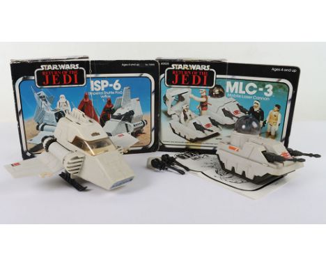 Two Boxed Vintage Star Wars Mini Rigs  Return of the Jedi, No.40020 Kenner MLC-3, with instruction leaflet, in very good orig
