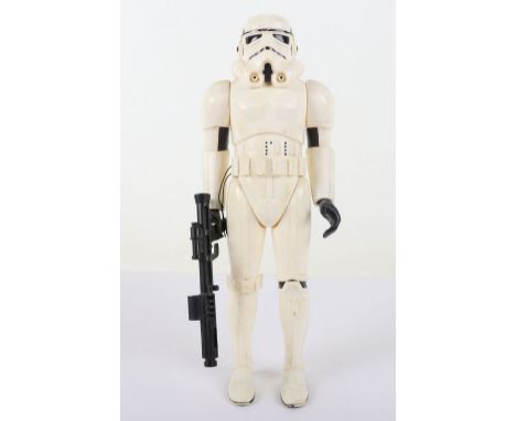 Vintage Star Wars Stormtrooper   Large size action figure range 12” tall, 1978, complete with blasters. Played with condition