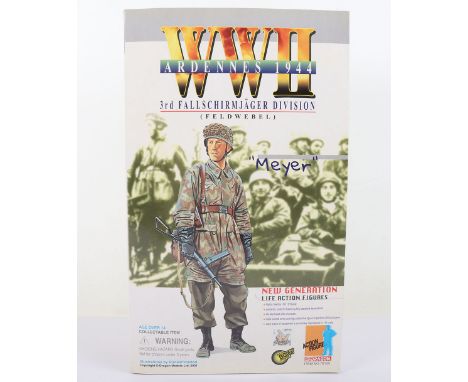 WW2 Ardennes 1944 3rd Fallschirmjager Division Feldwebel Meyer Dragon Models Action Figure, Product code 70125. Scale 1/6th. 