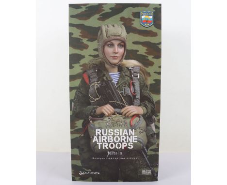 Russian Airborne Troops Natalia Damtoys Action Figure, Product code 78035. Scale 1/6th.  Mint in Box.  Some box wear.