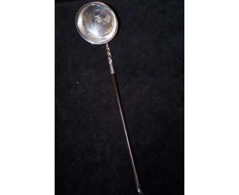 Georgian ladle with baleen handle possibly silver