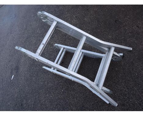An aluminium folding ladder - Est £20 - £40
