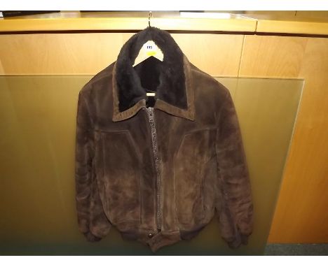 A Gama of London suede jacket to fit a 42 inch chest 