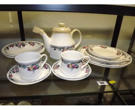 A quantity of ceramic table ware by Royal Doulton decorated in the Autumns Glory pattern # LS 1086 boxed and unused (qty) - E