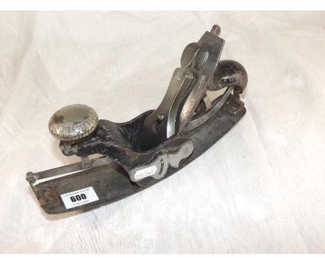 An early 20th century Stanley No 113 circular plane with original explanatory leaflet - Est £140 - £180