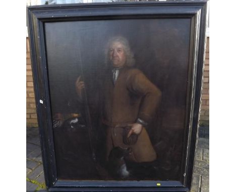 An 18th century portrait of George Ramsey, son of Sir Charles Ramsey, ca 1760, appraised by Christies of London, oil on canva
