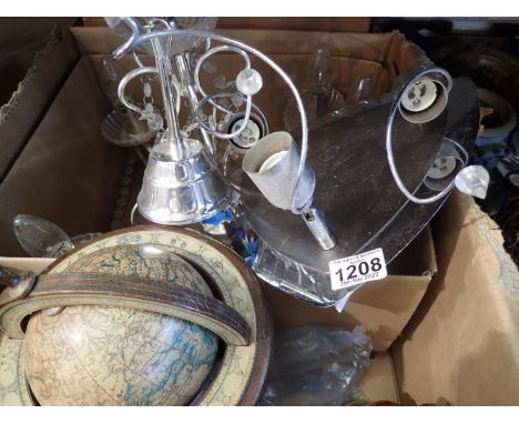 Two ceiling roses, light fitting etc. Not available for in-house P&amp;P, contact Paul O'Hea at Mailboxes on 01925 659133 