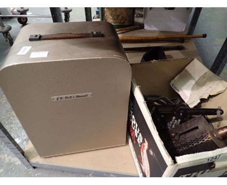 Two vintage projectors. Not available for in-house P&amp;P, contact Paul O'Hea at Mailboxes on 01925 659133 