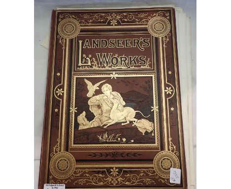 Copy of Landseers Works, Victorian with engravings. P&amp;P Group 1 (£14+VAT for the first lot and £1+VAT for subsequent lots
