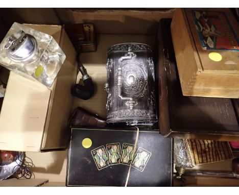 Mixed collectables to include lighters, vintage games etc. Not available for in-house P&amp;P, contact Paul O'Hea at Mailboxe
