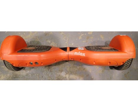 Red hoverboard with power supply, working at time of lotting. Not available for in-house P&amp;P, contact Paul O'Hea at Mailb