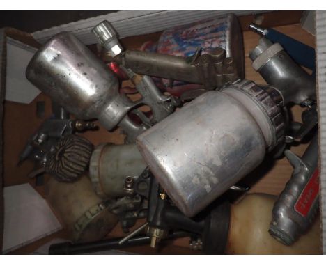 Selection of mixed air compressor tools. Not available for in-house P&amp;P, contact Paul O'Hea at Mailboxes on 01925 659133 