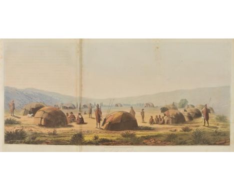 Burchell (William J.). Travels in the Interior of Southern Africa, 2 vols., 1st ed., 1822-24, 20 hand-coloured aquatint and e