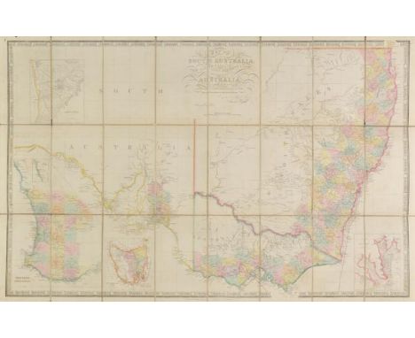 Australia. Wyld (James), Map of South Australia, New South Wales, Van Diemens Land and Settled parts of Australia, Respectful