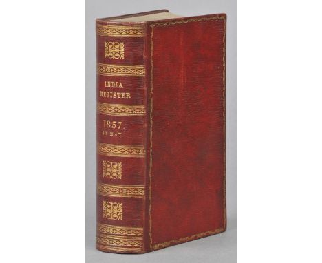 Clark (F.). The East-India Register and Army List, for 1857, 2nd edition; corrected to the 6th May, Wm. H. Allen, 1857,  cix 