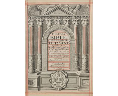 Bible [English]. The Holy Bible Containing the Old Testament and the New, Newly translated out of the Original Tongues..., Ca