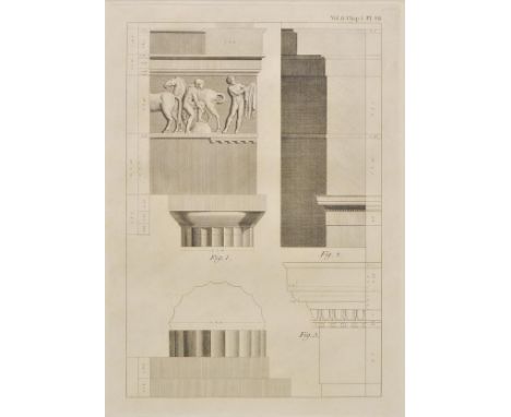 *Architectural Details. Revett (Nicholas), A collection of forty-eight engravings, circa 1790, uncoloured engravings of archi