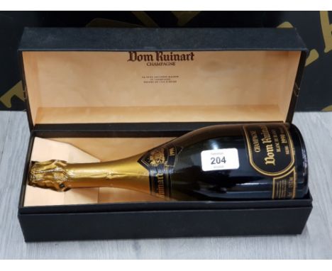 BOTTLE OF DOM RUINART BLANC DE BLANCS CHAMPAGNE, VINTAGE 1990 75CL,.WITH ORIGINAL PRESENTATION BOX