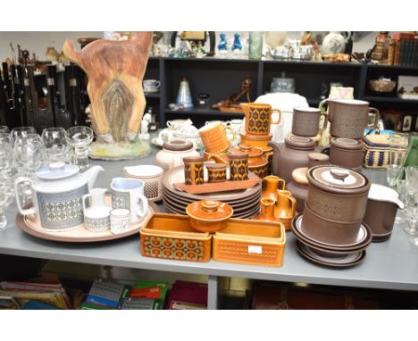 A group comprising of four Hornsea tea/dinner services, to include a Hornsea Palatine tea service, a Hornsea Bronte tea servi