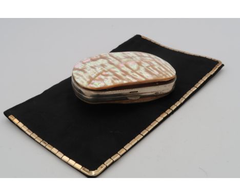 A ladies 9ct yellow gold silk purse edged with 52 9ct clips, hallmarked Asprey &amp; Co ltd, approx 15cm x 9cm, with another 