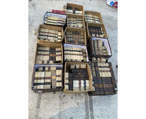 A LARGE QUANTITY OF VINTAGE LAW REPORTS BOOKS