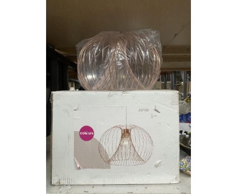A NEW AND BOXED JONAS PENDANT CEILING LIGHT