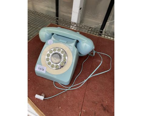 A RETRO PUSH BUTTON TELEPHONE
