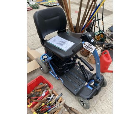 A LITEWAY 4 PLUS MOBILITY SCOOTER COMPLETE WITH KEY AND CHARGER