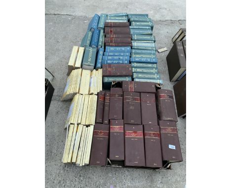 A LARGE ASSORTMENT OF VINTAGE LAW BOOKS