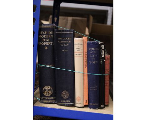 SEVEN VINTAGE LAW BOOKS
