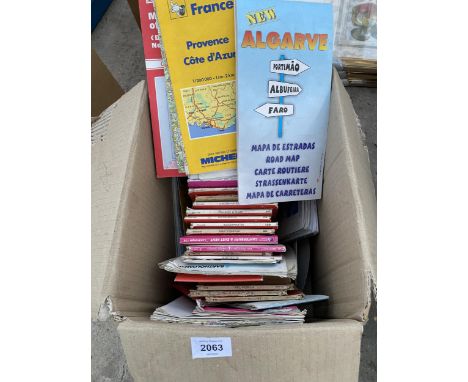 A LARGE ASSORTMENT OF VARIOUS MAPS TO INCLUDE ORDNANCE SURVEY MAPS