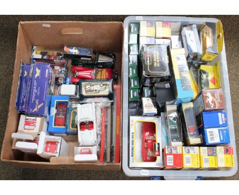 A Quantity of Various Boxed Corgi, Burago, Vanguard Vehicles (two boxes)