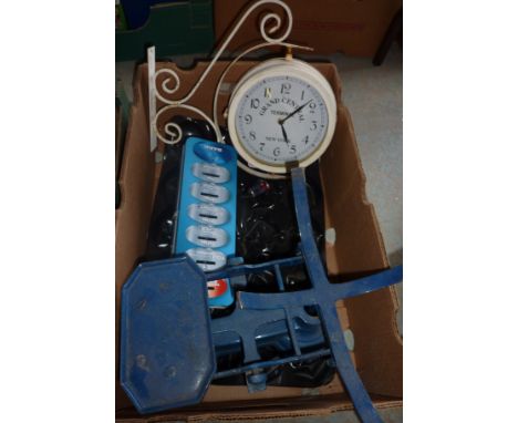 Grand Central New York replica wall mounted clock, scales etc