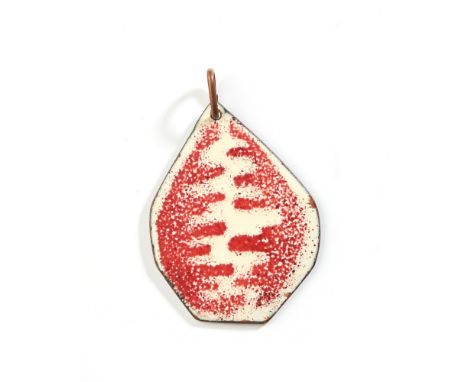Untitled, c. 1970 Pendant, copper, enamel5,5x4x0.3 cmWith certificate of authenticity.9