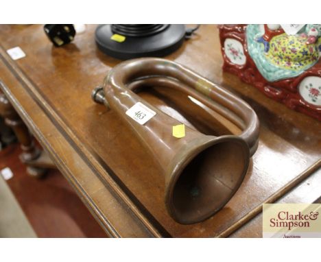 A WW2 1939 dated Henry Pottery bugle 