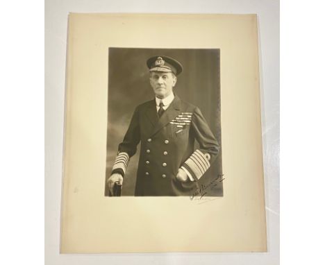 Signed Original Photograph of Admiral of the Fleet Sir Cecil Burney, 1st Baronet, GCB, GCMG, DLThis fine portrait depicts the