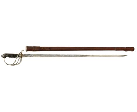 Victorian 1st Middlesex Royal Engineer Volunteers Officer’s Attributed Sword by Wilkinson of London.Attributed to Lieutenant 