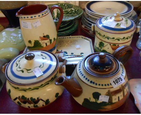 Torquay Ware , Aller Vale Topfwaren, Marcucci, Schnörkeln & Drachen Vase