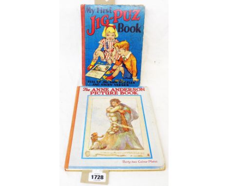 My First Jig-Puz Book (three pieces missing) - sold with The Anne Anderson Picture Book
