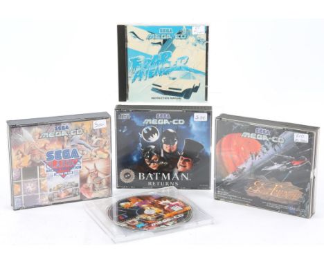 SEGA Mega-CD Variety bundle (PAL) Includes: Sega Classice: Arcade Collection [Limited Edition], Road Avenger, Fingers, Batman
