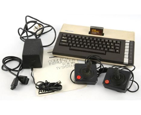 Atari 800XL loose bundle (PAL) Includes: Console, Joystick (x2), 'Connection Instructions' User Manual, official power supply