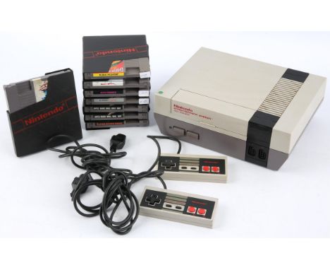 Nintendo Entertainment System (NES) loose console/cartridge bundle (PAL) Includes: Loose console (NES Version), 2 official co