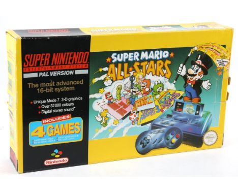 Nintendo Super Nintendo (SNES) Boxed Console - Super Mario All-Stars Edition (PAL) Item is complete, boxed and in excellent c