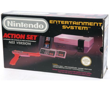 Nintendo Entertainment System (NES) Boxed Console - Action Set Edition (PAL) Item is complete, boxed and in excellent conditi