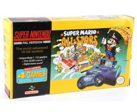 Nintendo Super Nintendo (SNES) Boxed Console - Super Mario All-Stars Edition (PAL) Item is complete and boxed with AC adapter