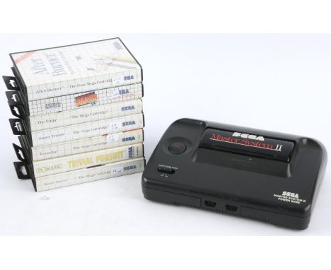 SEGA Master System II Variety bundle (PAL) Includes: Master System II Console (loose) and 7 Boxed Games Boxed games include: 
