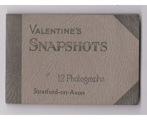 Stratford-on-Avon set of 12 vintage photographs published Valentine's VGC